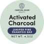 Activated Charcoal Juniper Pine Shampoo Bar