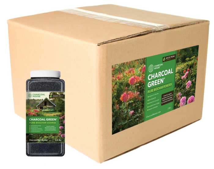 Charcoal Green Pure Biochar Powder