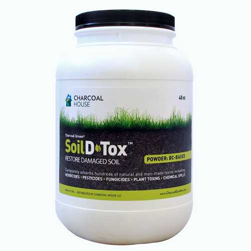 Charcoal Green® Soil D•Tox™ POWDER (Coal-based)  4 lb. 1 gal. jar