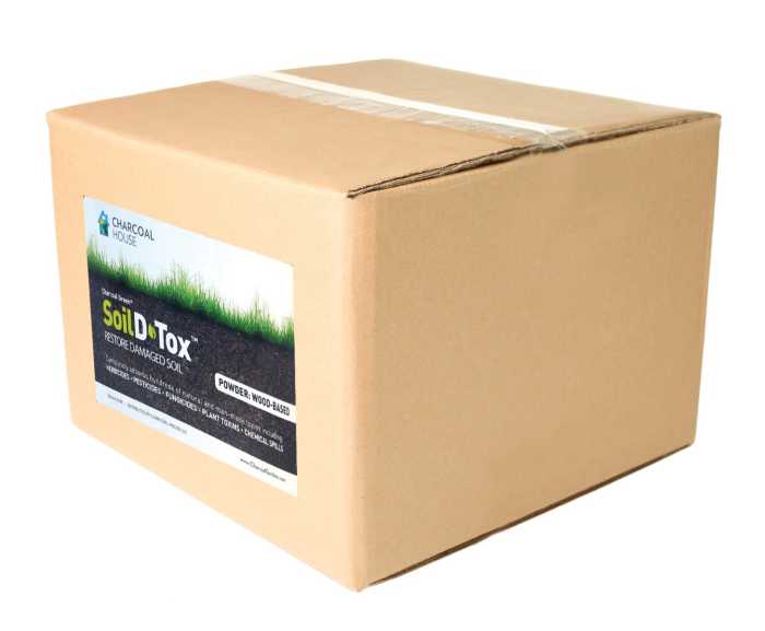 Charcoal Green® Soil D•Tox™ POWDER (Wood-based)-5 lb. 2 Gallons