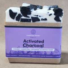 Chunky Charcoal Soap With Lavender