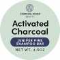 Activated Charcoal Juniper Pine Shampoo Bar
