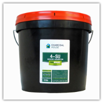  PELLET Activated Charcoal (Sulfurized) 4mm - For Mercury Uptake- 9 lb - 2 gal. pail