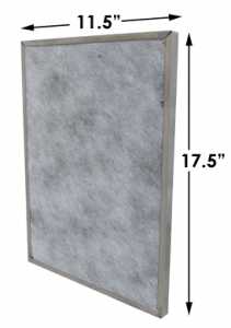 Stainless Steel Air Filter Panel (12"x18"x1")