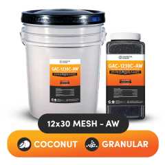 GRANULAR Activated Charcoal (Coconut) 12x30 mesh AW
