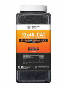 GRANULAR Activated Charcoal (Coconut) 12x40 mesh - 4 lbs - 1 Gallon