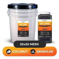 GRANULAR Activated Charcoal (Coconut) 20x50 mesh