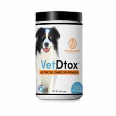 Vet Dtox Activated Charcoal Powder for Dogs and Other Pets and Livestock