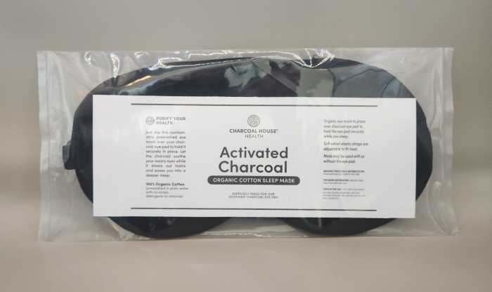 Activated Charcoal Organic Cotton Sleep Mask - from Charcoal House