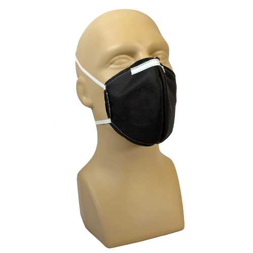 Pure Non-Scents® Face Mask Ag+ (Silver Impregnated)- 1 Mask (BLACK)