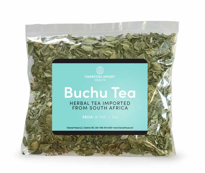 Charcoal House Buchu Tea - Herbal Tea Imported from South Africa