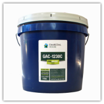 GRANULAR Activated Charcoal (Coconut) 12x30 mesh-9 lbs - 2 gal pail