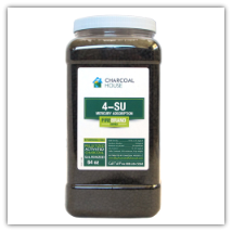  PELLET Activated Charcoal (Sulfurized) 4mm - For Mercury Uptake- 64 oz.1 gal. jar