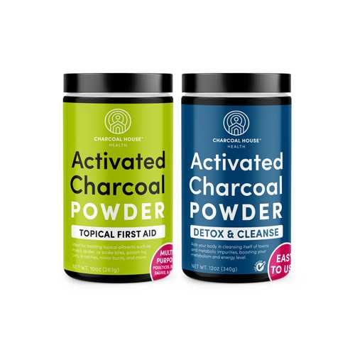 Dynamic Duo Activated Charcoal Powder Set- Quart - Set 