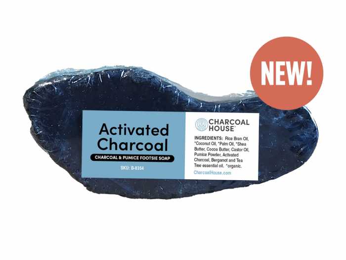 Activated Charcoal & Pumice Footsie Soap