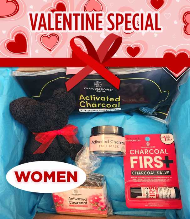 Valentine Charcoal Gift Set for Women