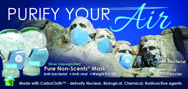 Be ready with our Pure Non-Scents Face Mask,