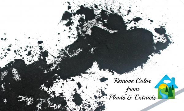 Charcoal to Remove Color from Plants & Extracts